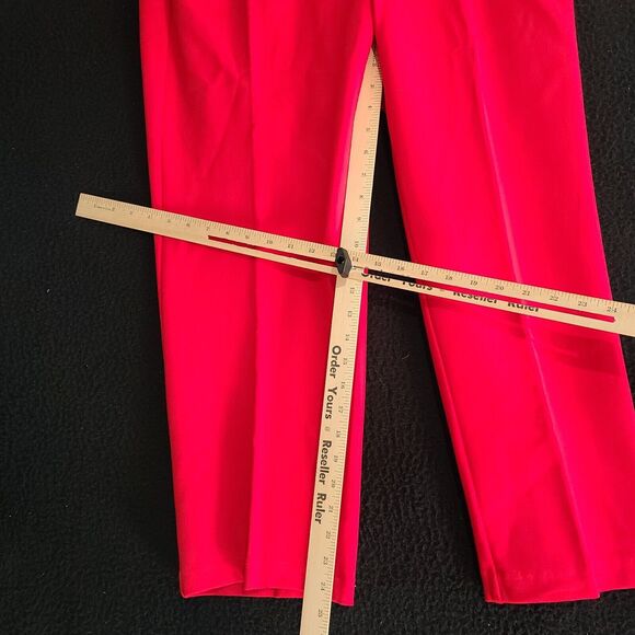 Ruby Rd Womens Stretch Pants Red Size 16 Zip Double Clasp Closure Pockets NWT - Picture 4 of 12